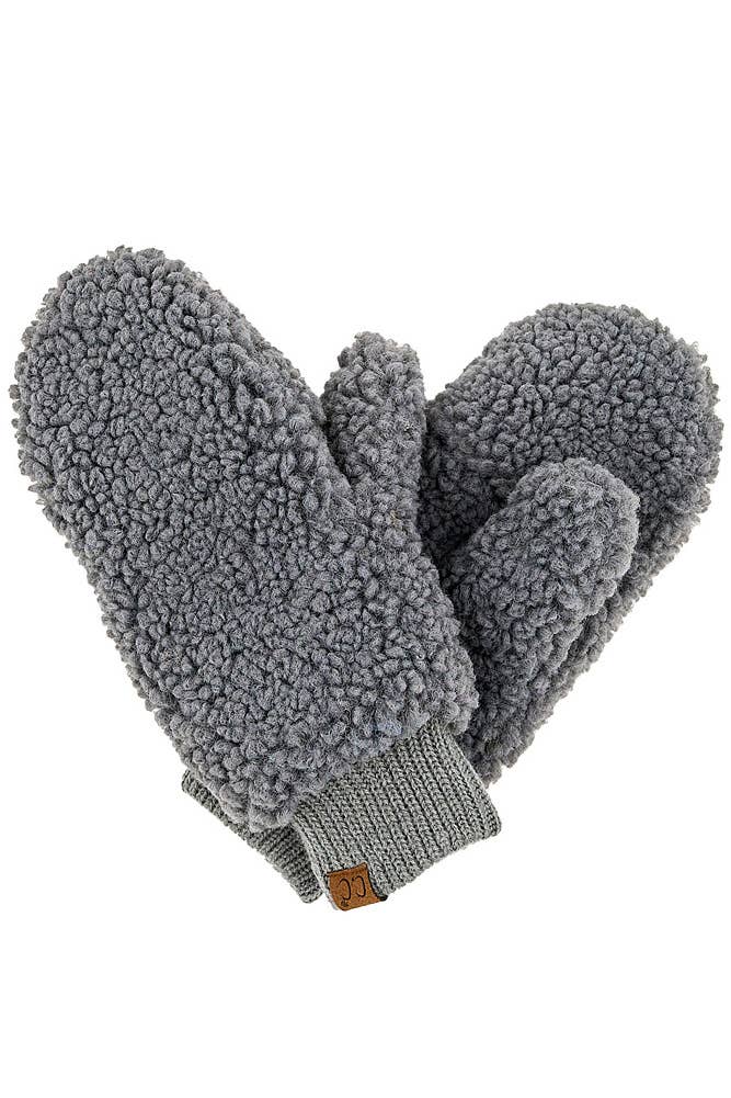 Hana - Wholesale Mittens - Women's - C.C Sherpa Mitten Gloves2