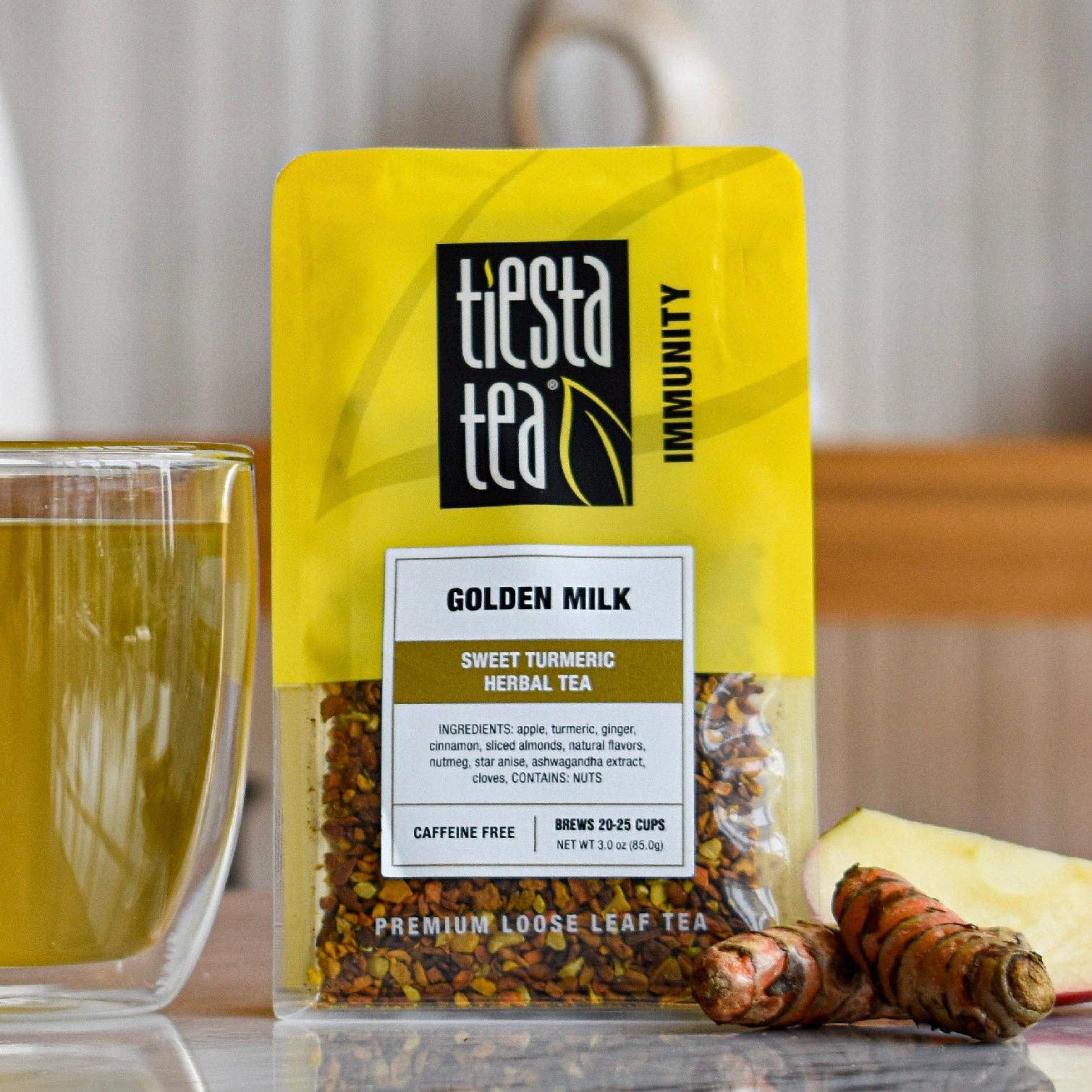 Tiesta Tea Company (loose leaf teas & accessories) - Wholesale Loose Tea - Golden Milk - Sweet Turmeric Herbal Tea10