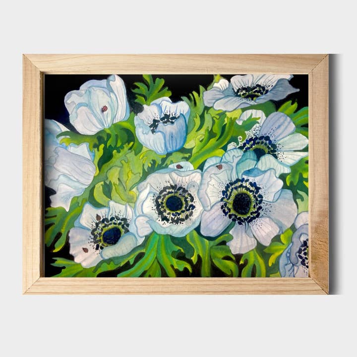 Stampa ad acquerello Gemini In Full Bloom 11"x14" per la vendita all'ingrosso da parte di Chloe Marie Hourdequin Designs