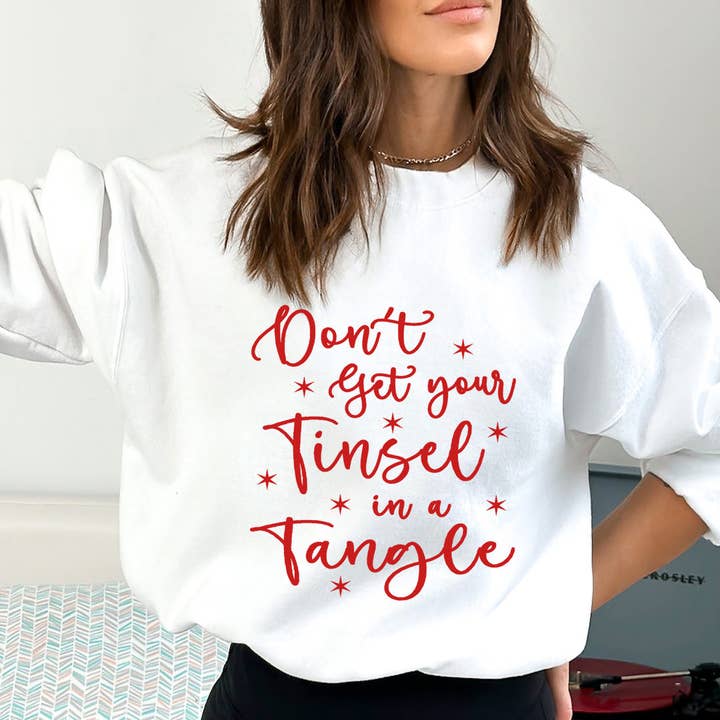 LA Shirt Company - Wholesale Graphic Sweatshirt - Women's - Get Your Tinsel - Sweatshirt & Hoodie2