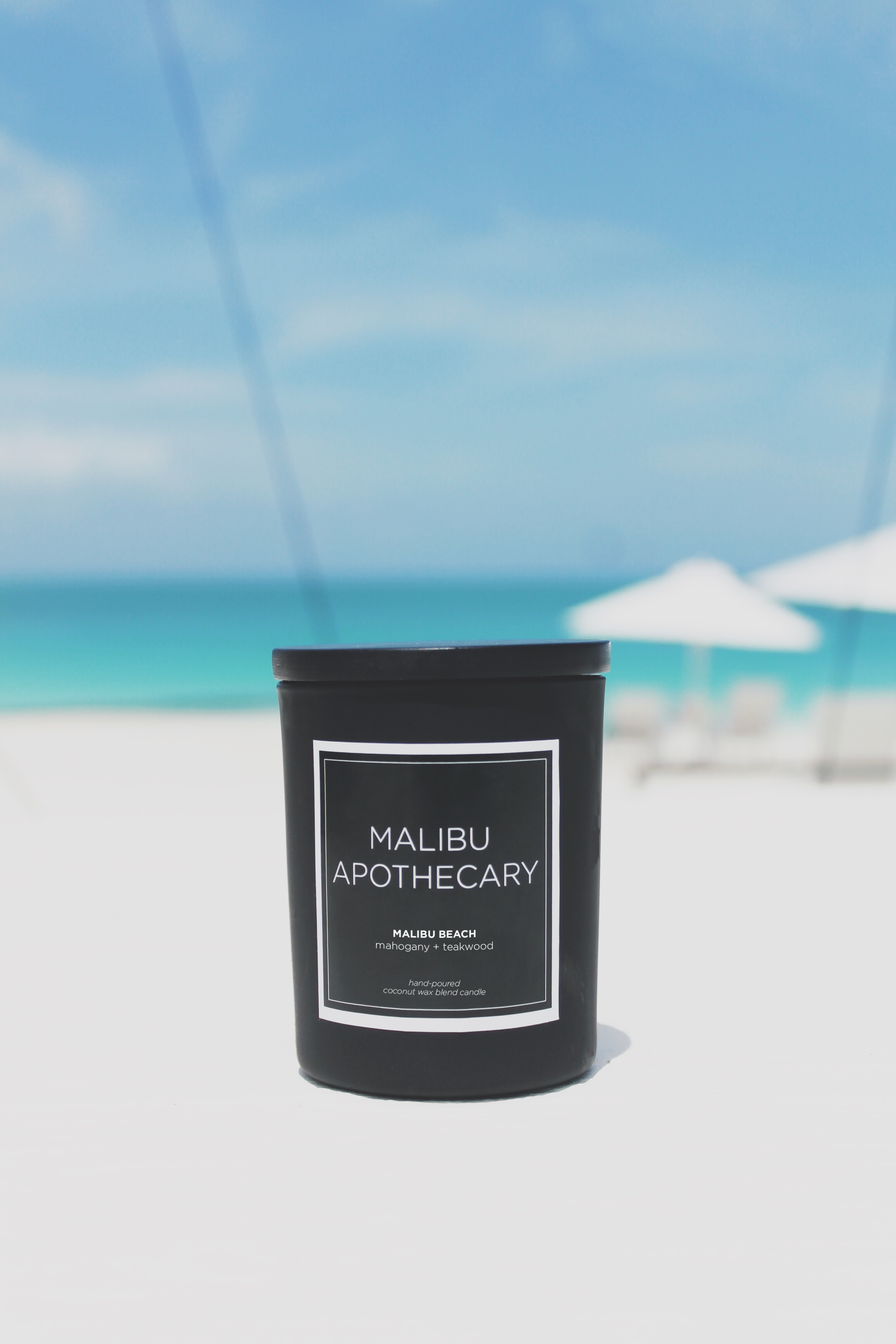Malibu Apothecary - Wholesale Jar/Filled Candle - Mini Matte Black Candle0