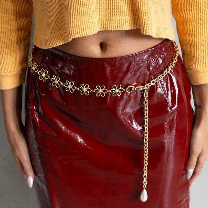 Golden Daisy Belt for wholesale by VidaKush