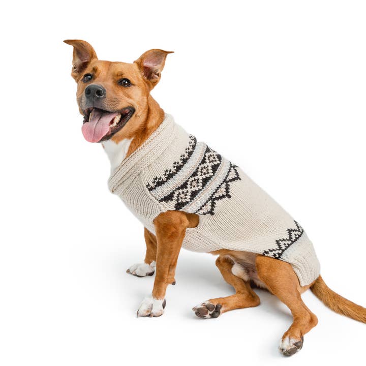 CHILLY DOG LLC – wholesale Tröja - Hund – Alpaca Cream Wyatt hundtröja