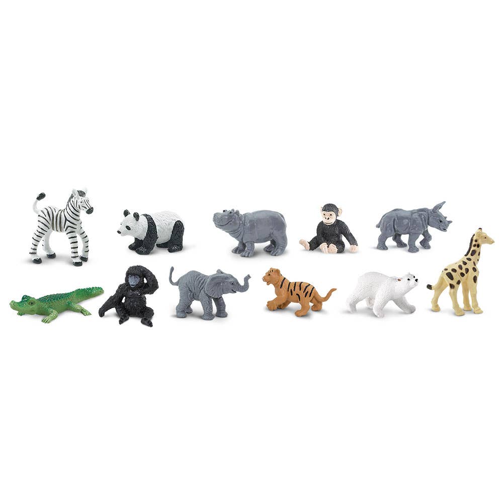 Safari Ltd. - Wholesale Figurine Toy - Kids - Zoo Babies TOOB® - 6800041