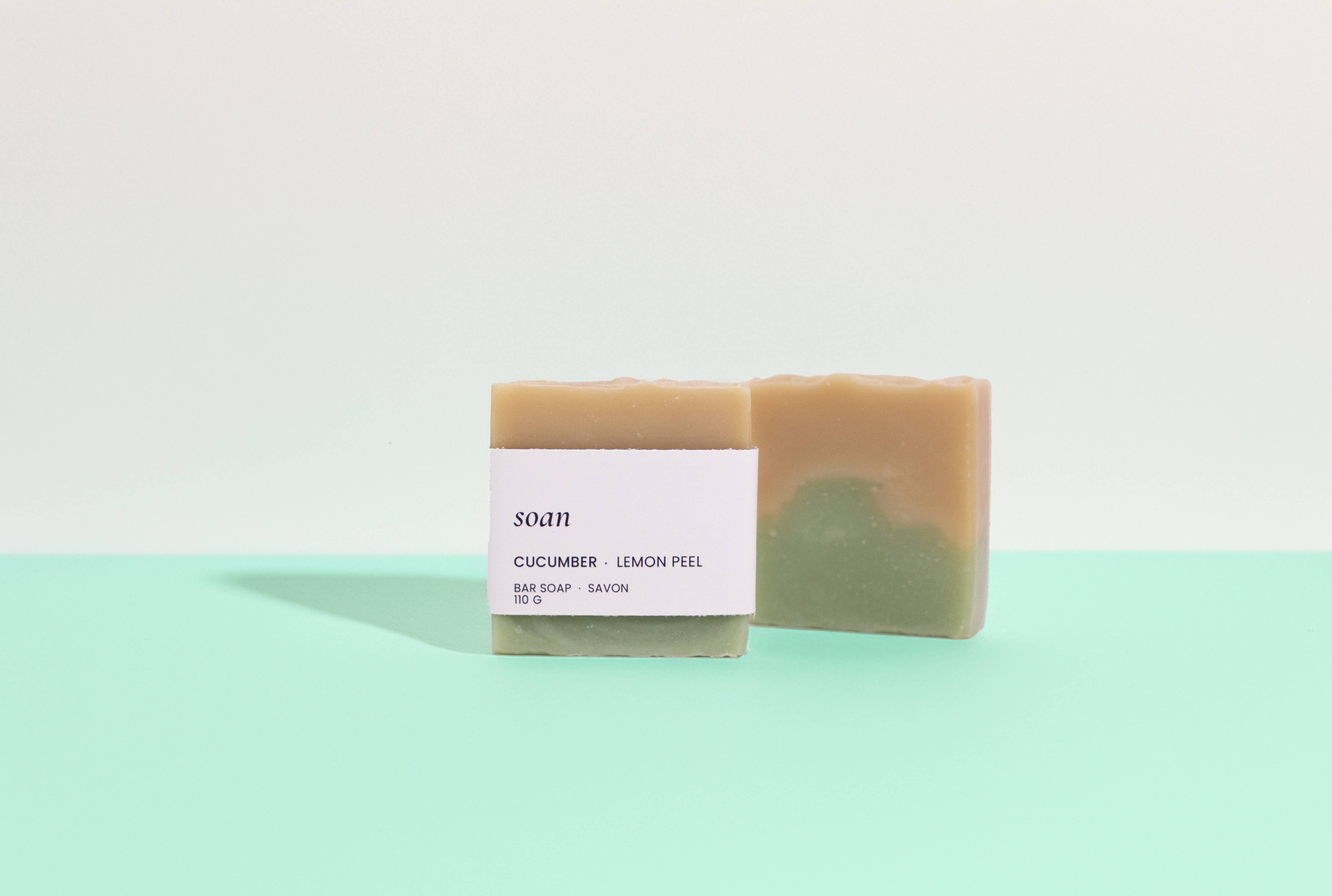 soan - Wholesale Bar Soap - Soap Bar – Organic Cucumber & Lemon Peel Palm-Free Soap4