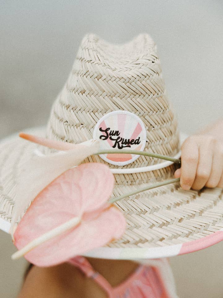 Sombrero de paja bañado por el sol para venta al por mayor de REIGN + Skye