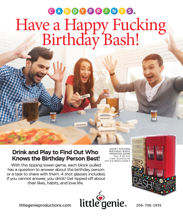 Little Genie Productions - Wholesale Stacking Game - *** SALE*** Happy Fucking Birthday Bash -Tower Drinking Game5