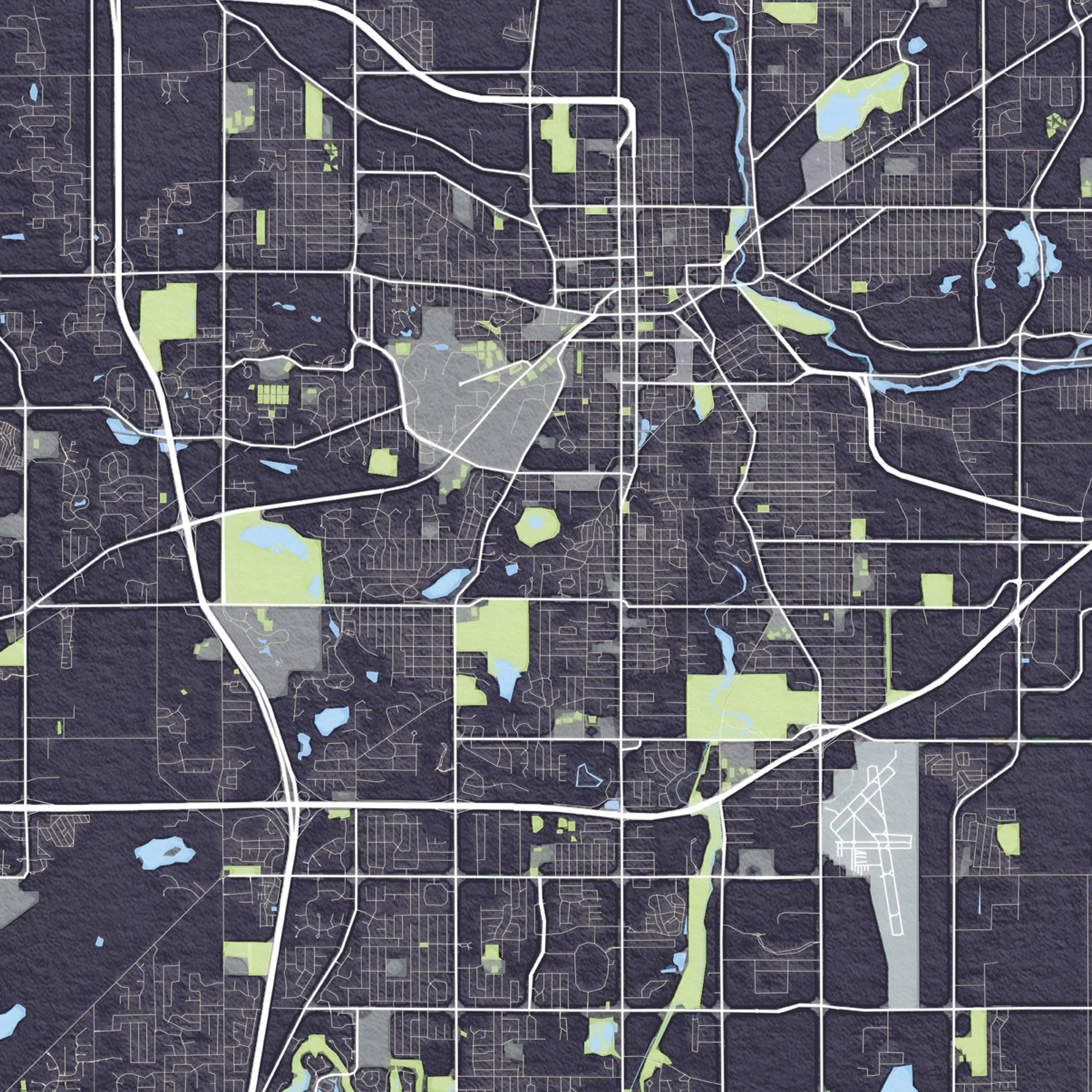 Sparks House Co. - Wholesale Coasters - Watercolor City Map Coasters - Your City - Custom Order6