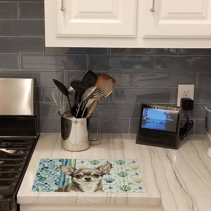 Chihuahua Kust Zeeglas Snijplank WDK6968 voor wholesale door Caroline's Treasures