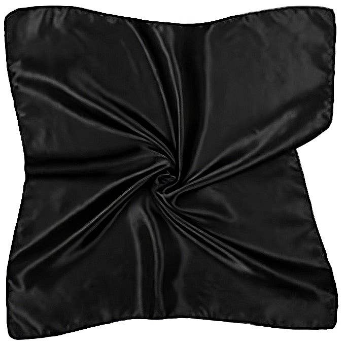 Diacly - Wholesale Scarf - Women's - Solid Color Silky Satin Square Scarf0