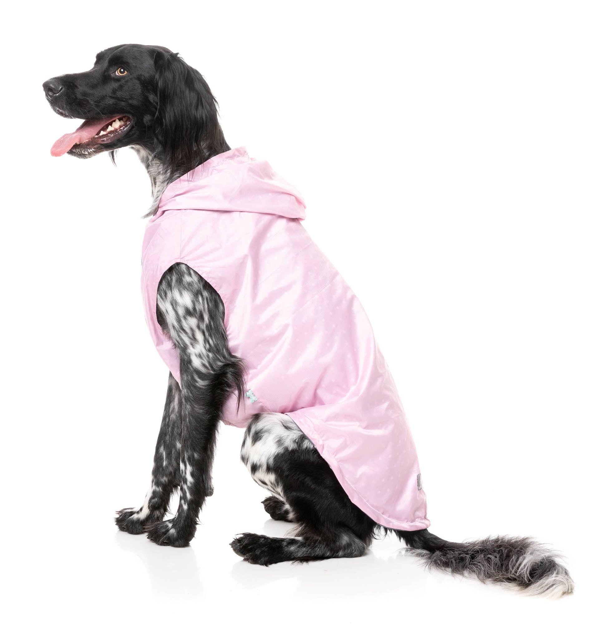 In Vogue Pets – wholesale Pet raincoat – Dog – Flipside 24 Raincoat - Pink