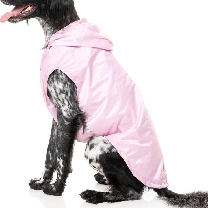 In Vogue Pets – wholesale Pet raincoat – Dog – Flipside 24 Raincoat - Pink0