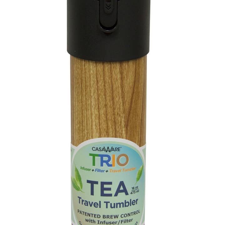 CasaWare - Wholesale Insulated Mug/Tumbler - 16oz Trio SS Tea Travel Mug