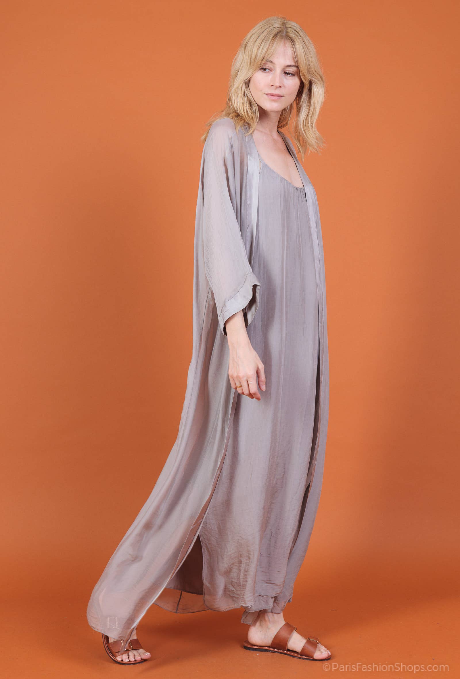 Shyloh - Wholesale Jacket - Women's - Long silk jacket 1341224