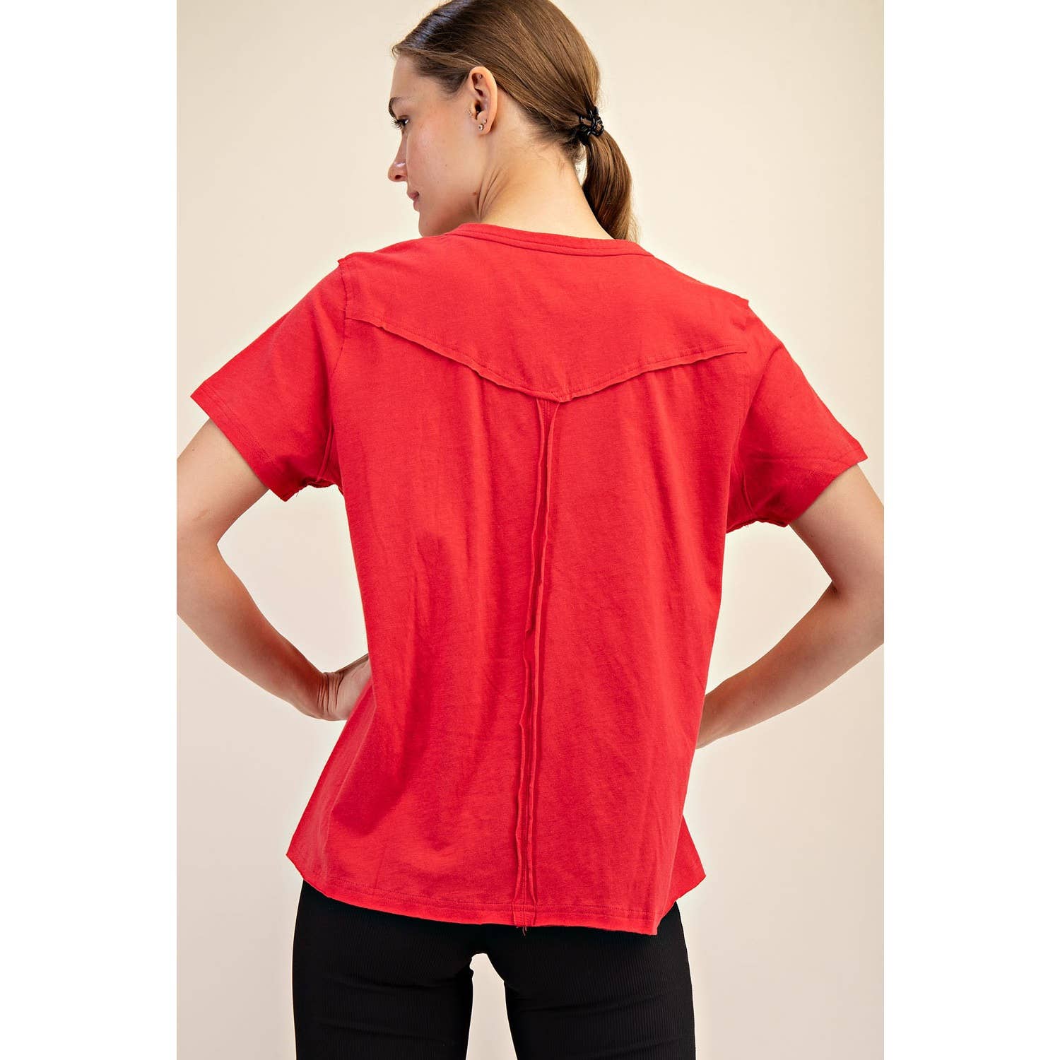 Rae Mode - Wholesale Athletic Top - Women's - COTTON CLUB SHORT SLEEVE TOP34