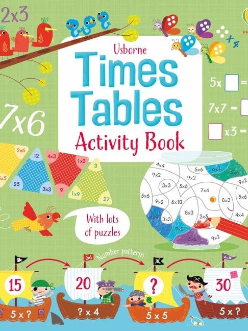 Times Tables Activity Book : Usborne for wholesale by HarperCollins