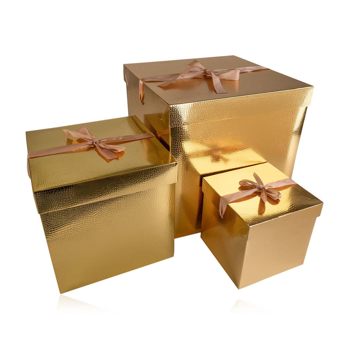 Accentra – wholesale Presentbox – Liten hopvikbar presentbox i guld1