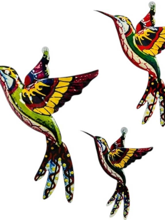 36-758 - Set 3 pezzi Colibrì per la vendita all'ingrosso da parte di Rustic Farm