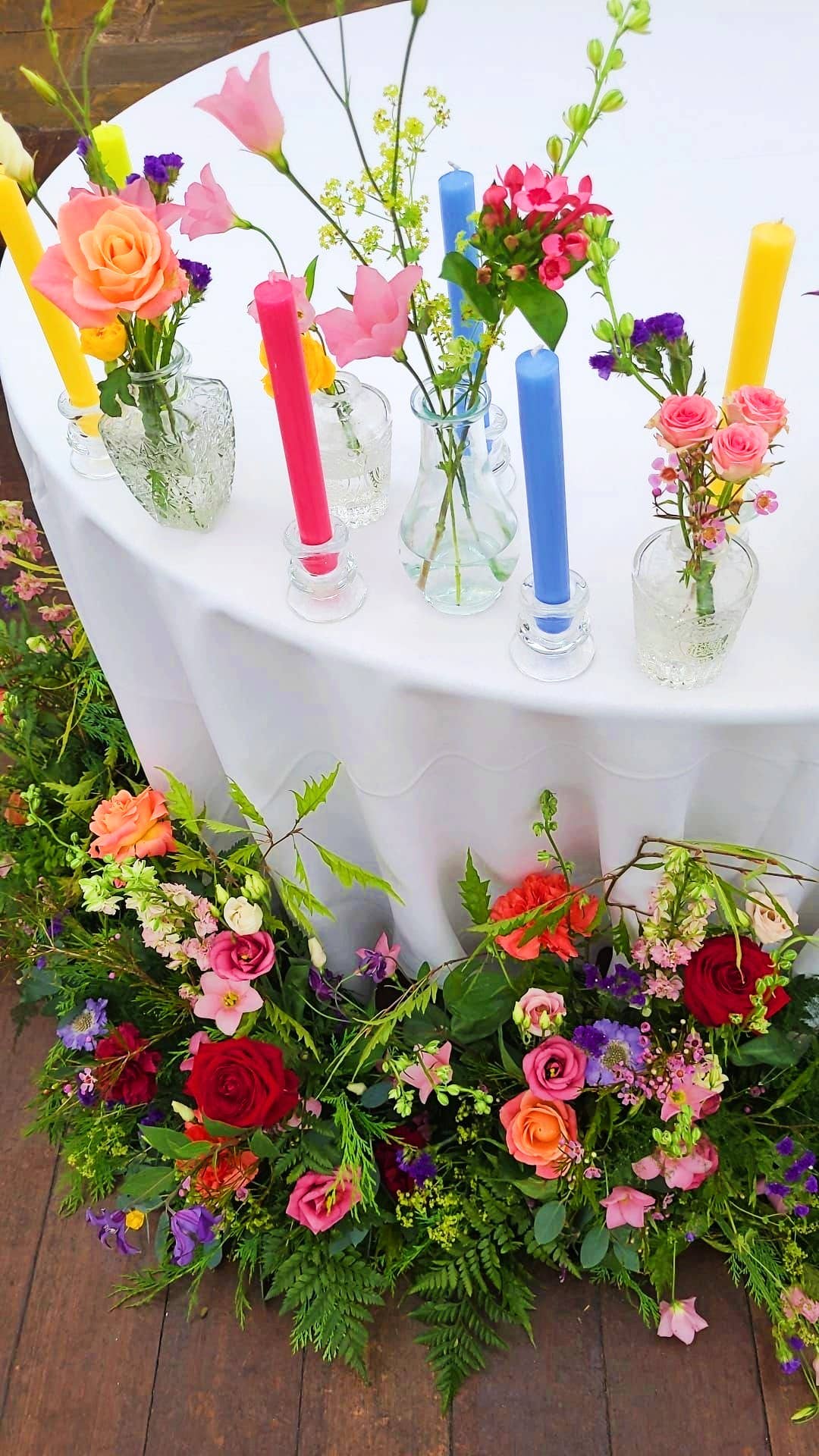 Shearer Candles - Wholesale Tapered Candle/Candlestick - Sea Blue 8 inch Dinner Candles x 205