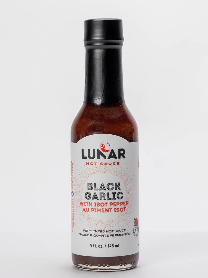 🏆BLACK GARLIC FERMENTED HOT SAUCE 6/10 for wholesale by Lunar Hot Sauce