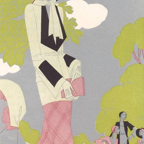 Art Print FN-634 Stijlvolle vrouw in restaurant voor wholesale door Found Image Press