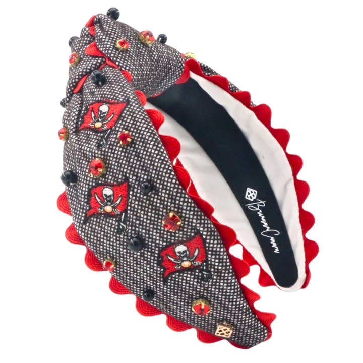 Tampa Bay Buccaneers Adult Cross Stitch Headband for wholesale by Brianna Cannon