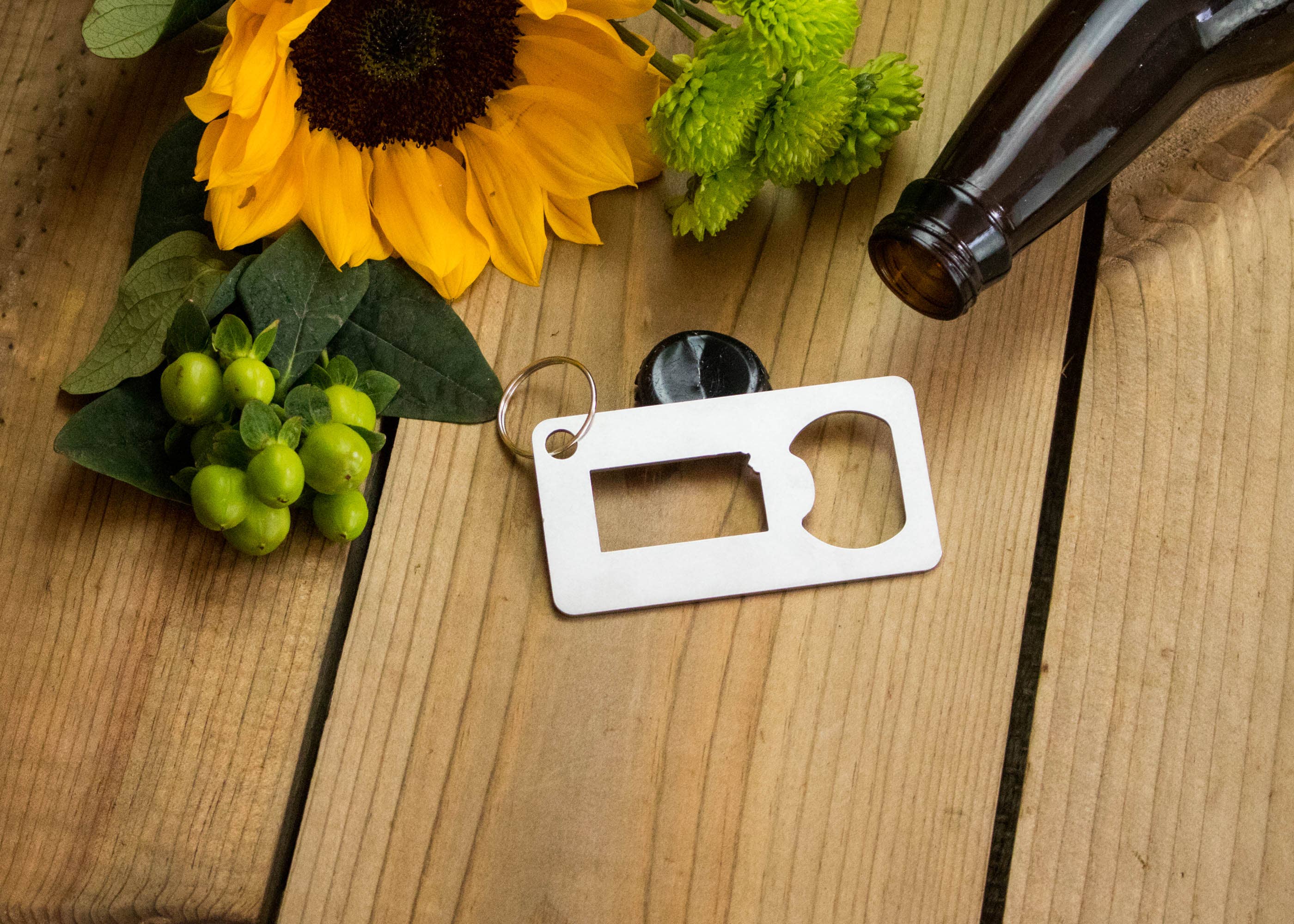 Iron Maid Art – wholesale Flask-/vinöppnare – Kansas State rostfritt stål ölflasköppnare Gift Bar1