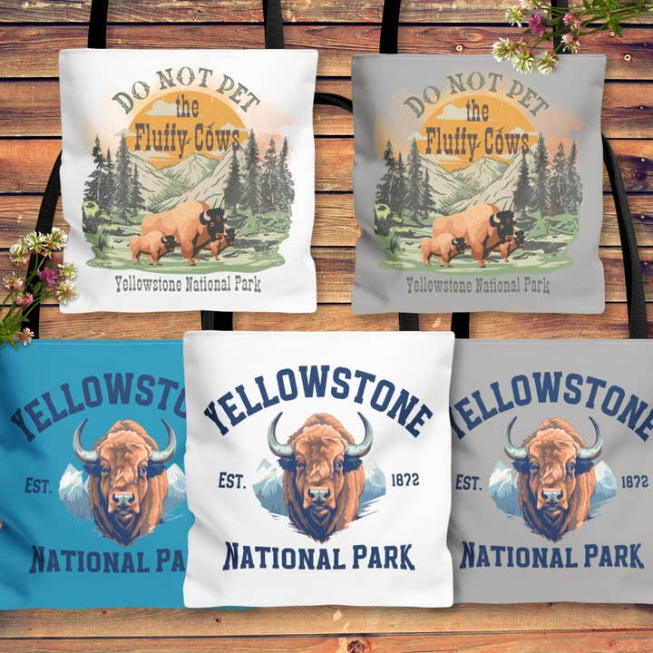 Yellowstone National Park Nature Lover Gift, Tote Bag for wholesale by MIDWESTICA