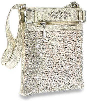 Handbag Express – Engroshandel Crossbodytaske - Dame – Diamond Bling Crossbody Slynge5