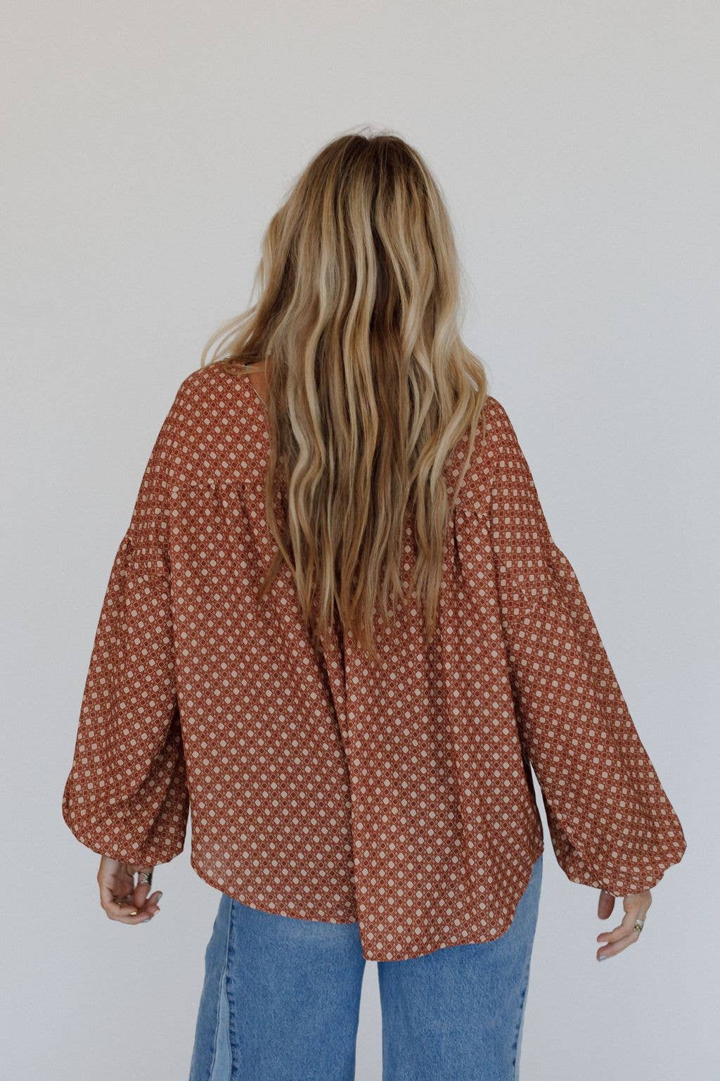 Three Bird Nest - Vente Chemisier – femme - Top imprimé Kendrix - Ginger4