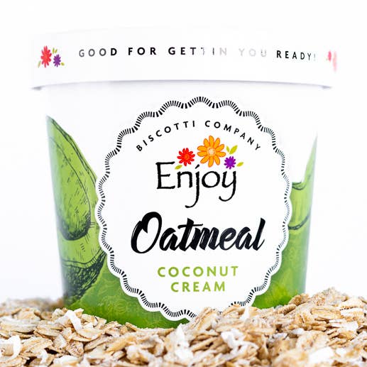 Havregrynkop - Kokoscreme for engroshandel hos Enjoy Biscotti Company