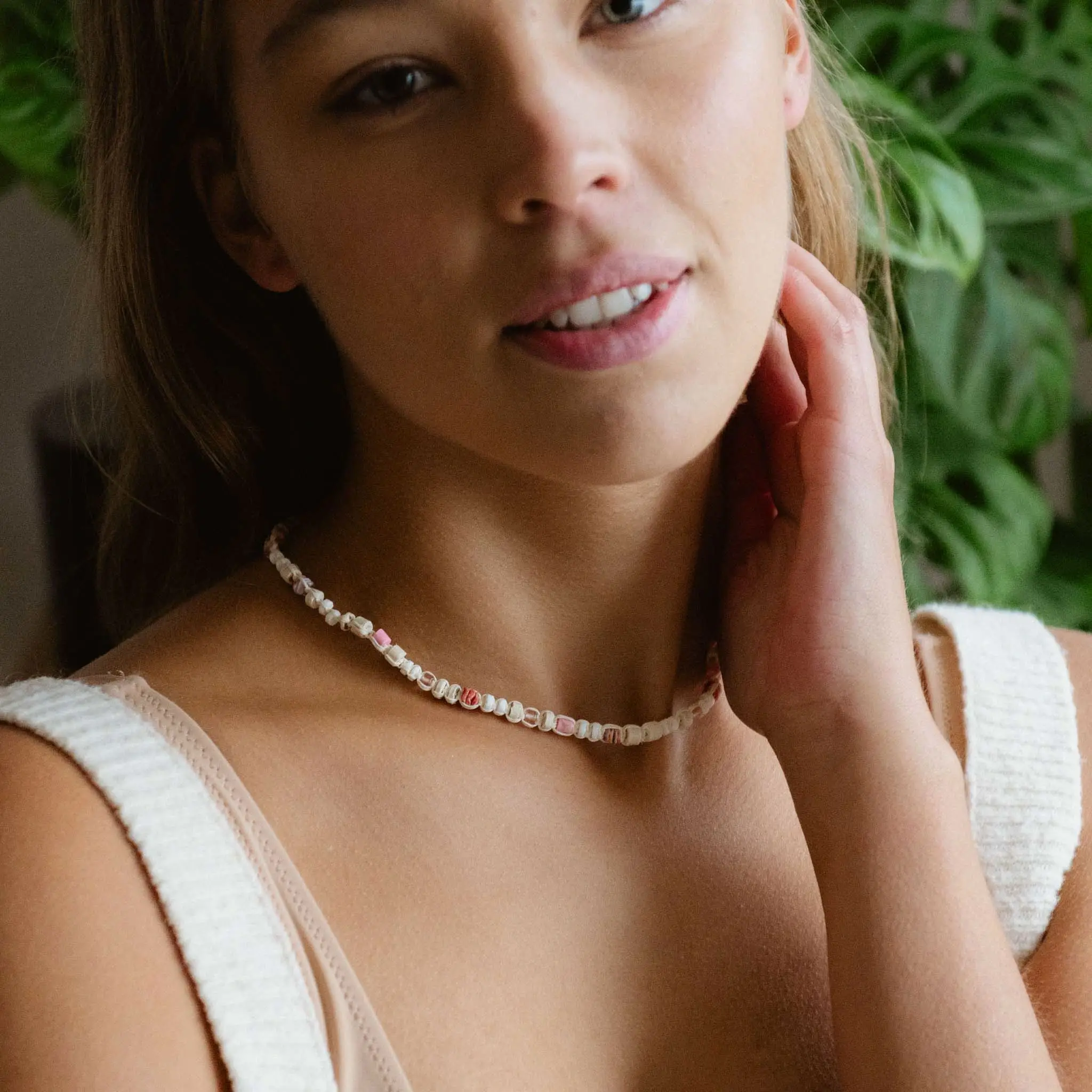 Pineapple Island - Wholesale Beaded/Pearl Necklace - Mount Rinjani Surfer Necklace3