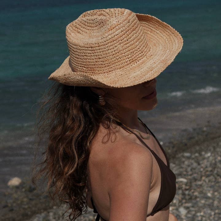 Augustine Hat Co. - Wholesale Hat Accessory - Women's - Milly - Raffia Cowboy Hat