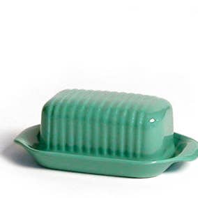 Bauer Pottery - Venta al por mayor Platos para mantequilla - Mantequera Bauer10