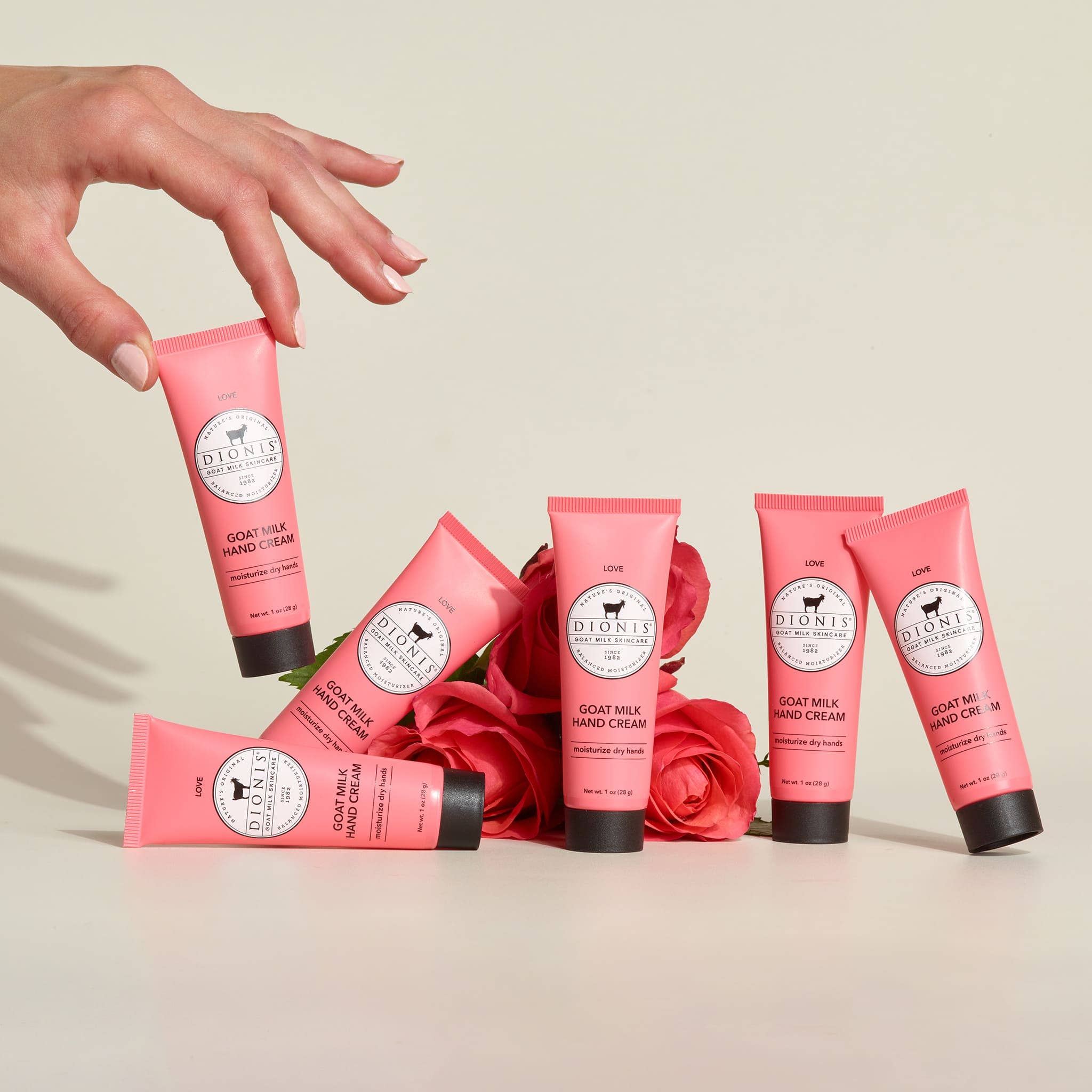 Dionis Goat Milk Skincare - Wholesale Hand Cream/Lotion - Dionis Love Goat Milk Hand Cream, 1oz (6ct)1