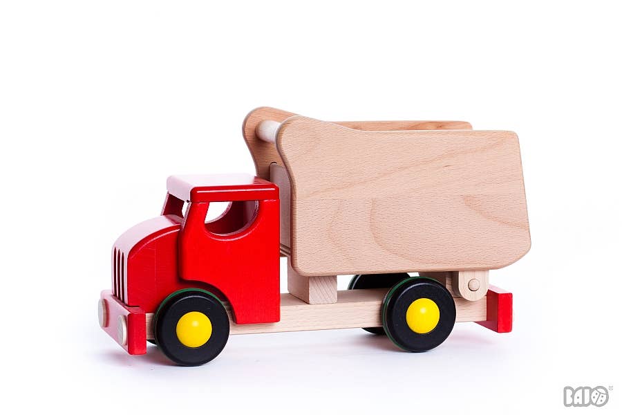 Little Poland Gallery – Engroshandel Legetøjsbil/lastbil - Børn – BAJO Tipper sortering Truck2