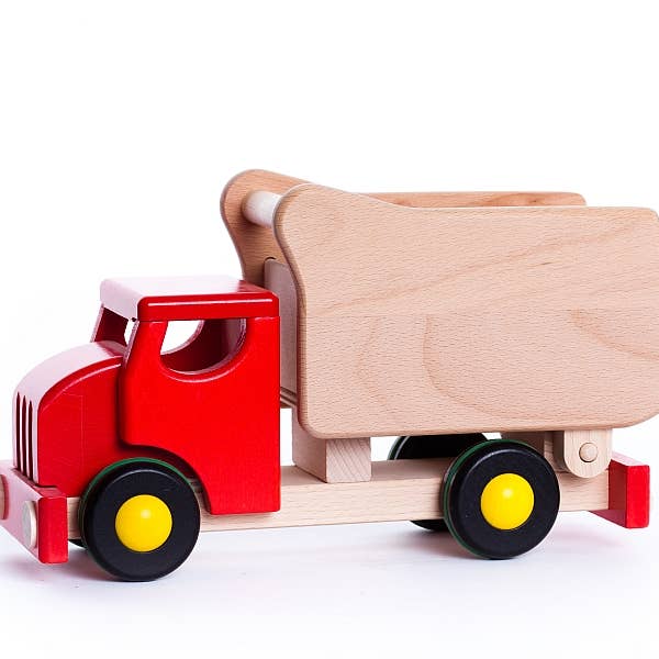 Little Poland Gallery – Engroshandel Legetøjsbil/lastbil - Børn – BAJO Tipper sortering Truck2