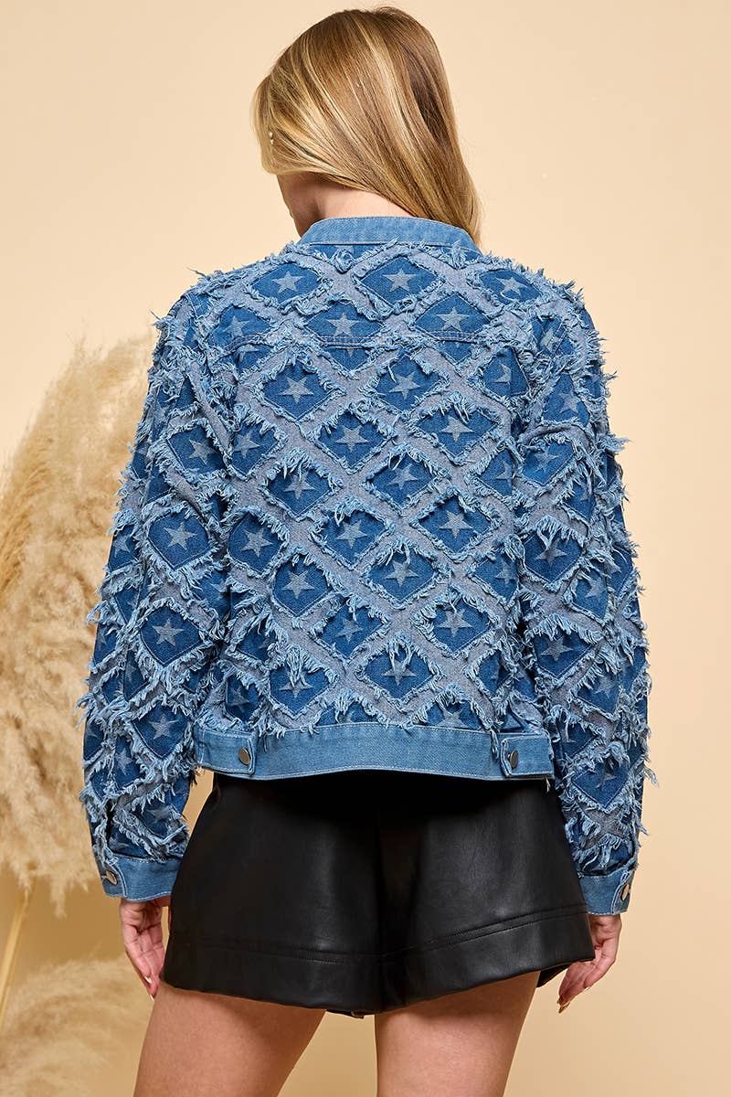 Star Denim Jacket  for wholesale on Faire7