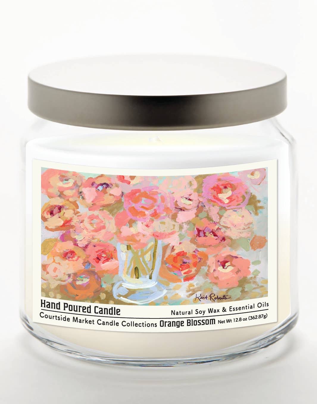 Courtside Market - Wholesale Jar/Filled Candle - Courtside Market Bountiful balloons Candle Glass Jar 12.8 oz0
