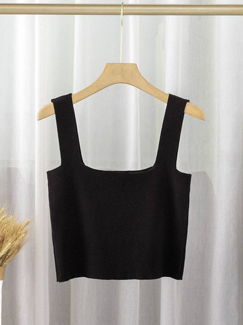 safistyle - Wholesale Tank Top - Women's - Square Neck Crop Top1