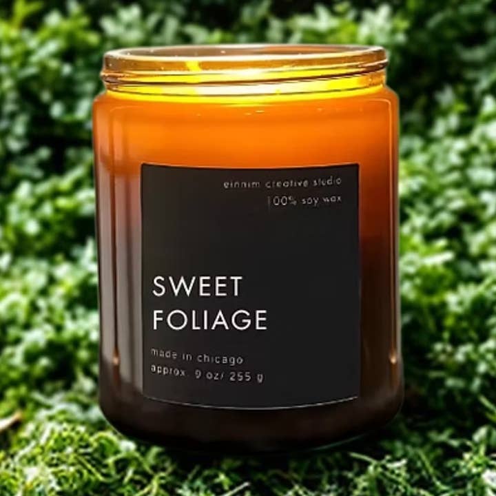 Sweet Foliage – Green + Woody Soy Candle Wholesale for wholesale by Einnim