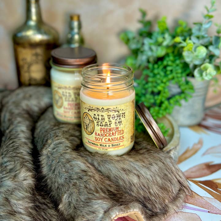 Old Town Soap Co. - Wholesale Jar/Filled Candle - 12oz. Candles - Try It Before You Buy It!