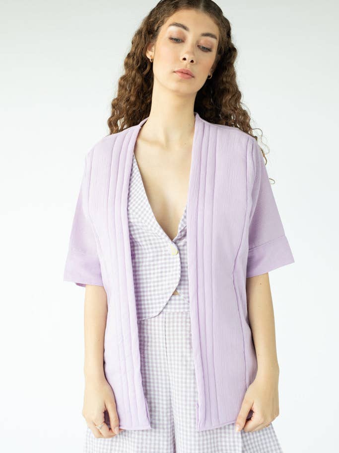 Lilac Pisces Jacket for wholesale by White Canvas