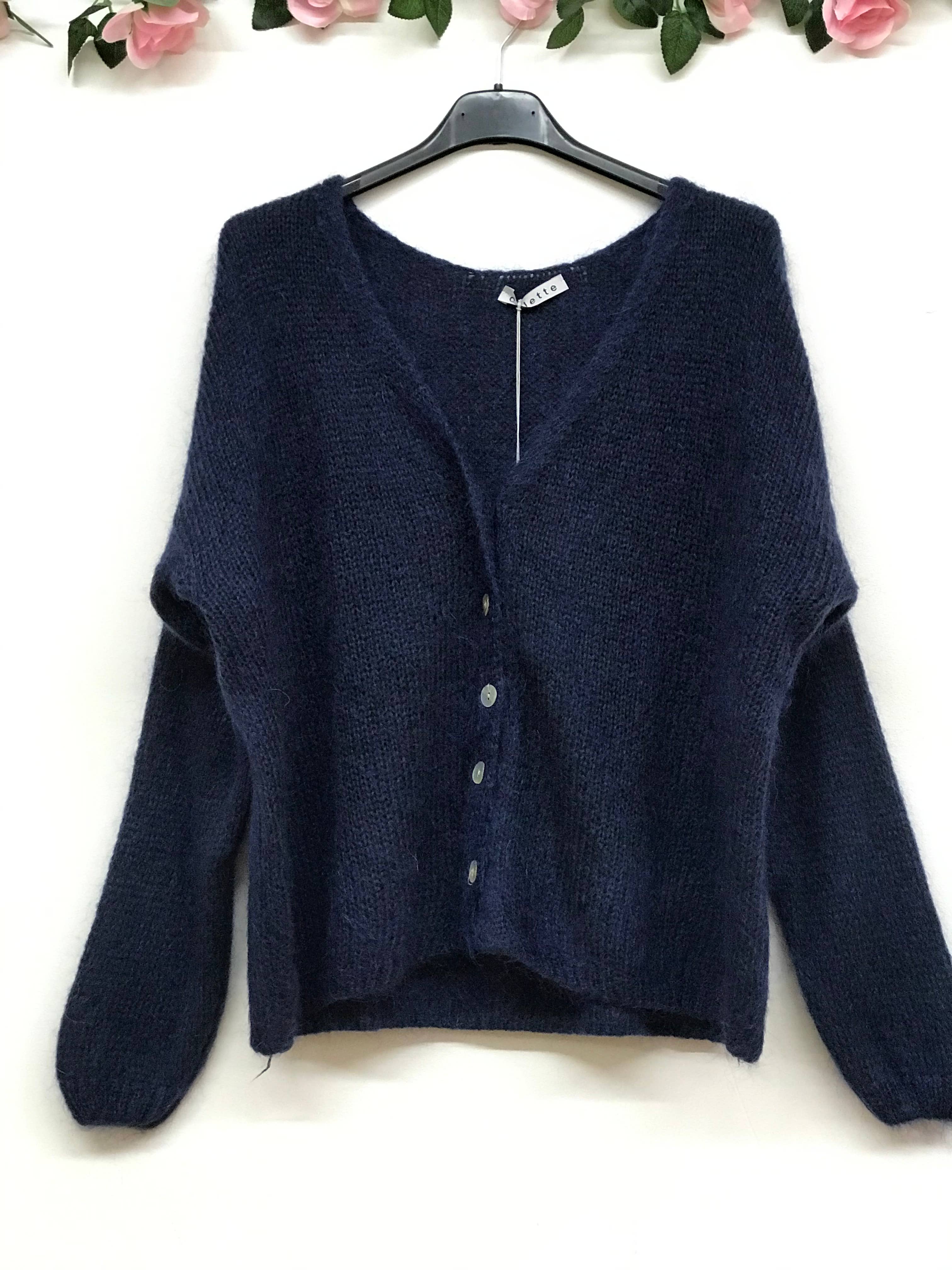 LINEN & COTTON HOUSE – Großhandel Jacke – Damen – 8561 JACKE AUS MOHAIRWOLLE, HERGESTELLT IN ITALIEN124