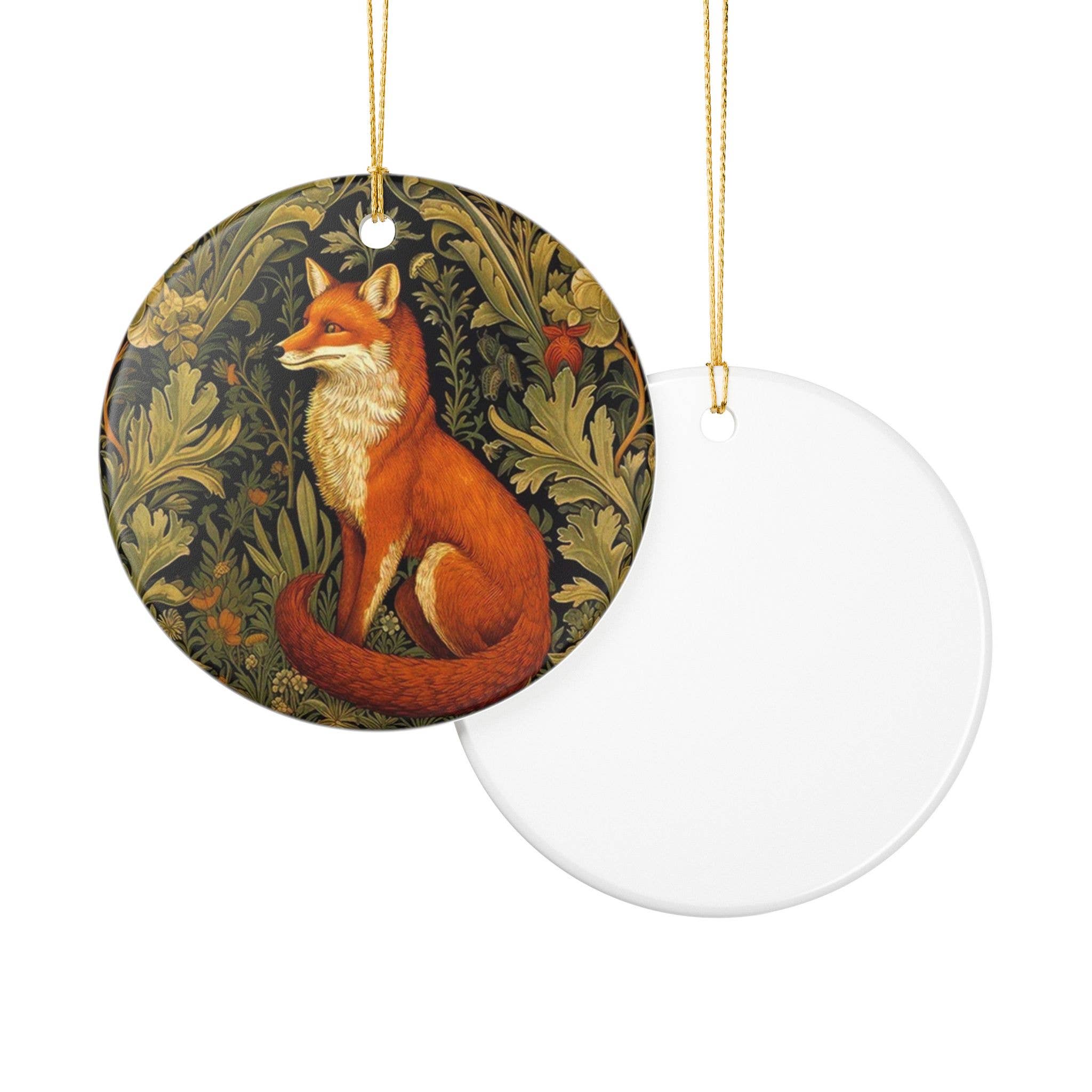 Miss Crabtree - Wholesale Ornament - Fox William Morris Ornament , Car Mirror Charm1
