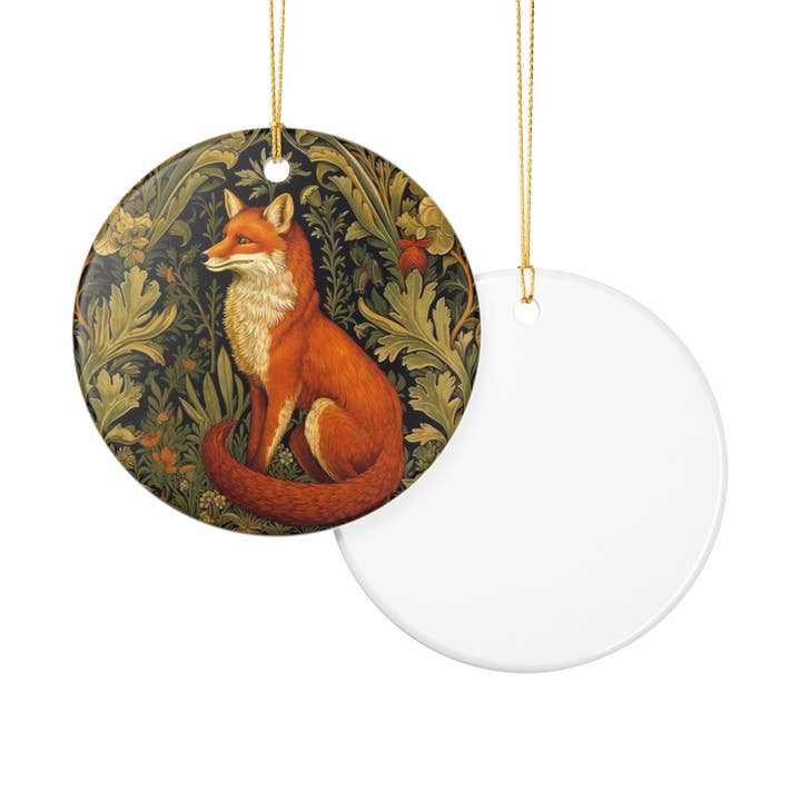 Miss Crabtree - Wholesale Ornament - Fox William Morris Ornament , Car Mirror Charm1