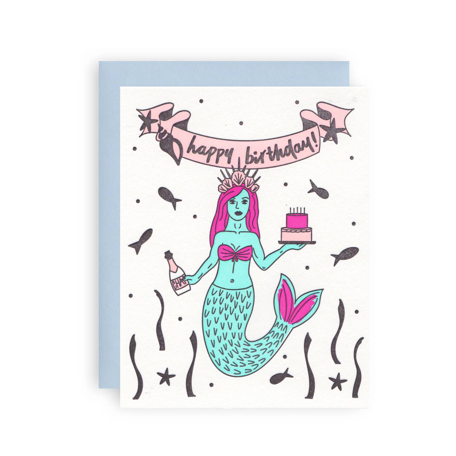 KB Paperie - Wholesale Birthday Card - Mermaid