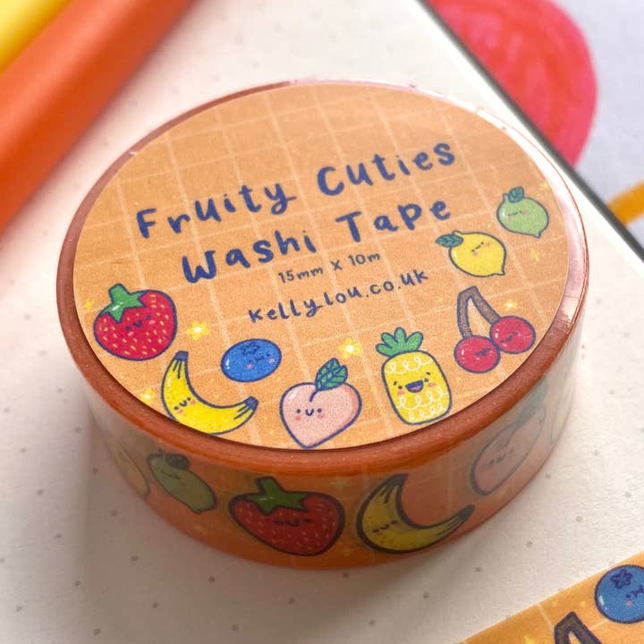 Fruity Cuties Washi Tape for wholesale by Kellylou