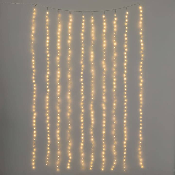 Sullivans Home Decor - Wholesale String Lights - Warm White Curtain Light