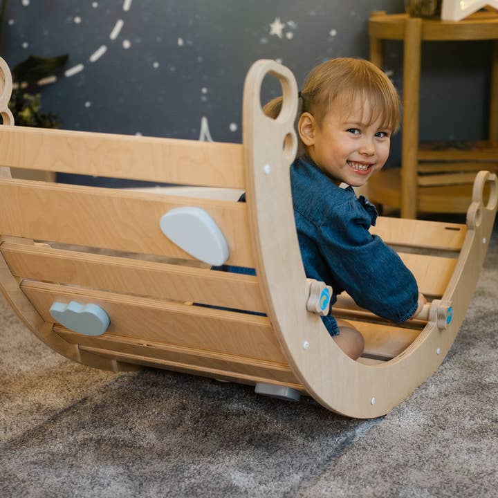 HappyMoon - Wholesale Wood Toy - Kids - Happymoon® Climbing Arch, Ramp For A Climber, Rocker-Arch1